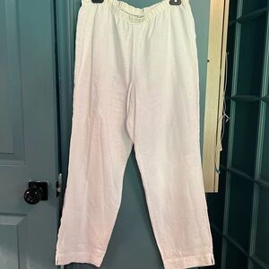 White Linen Pants